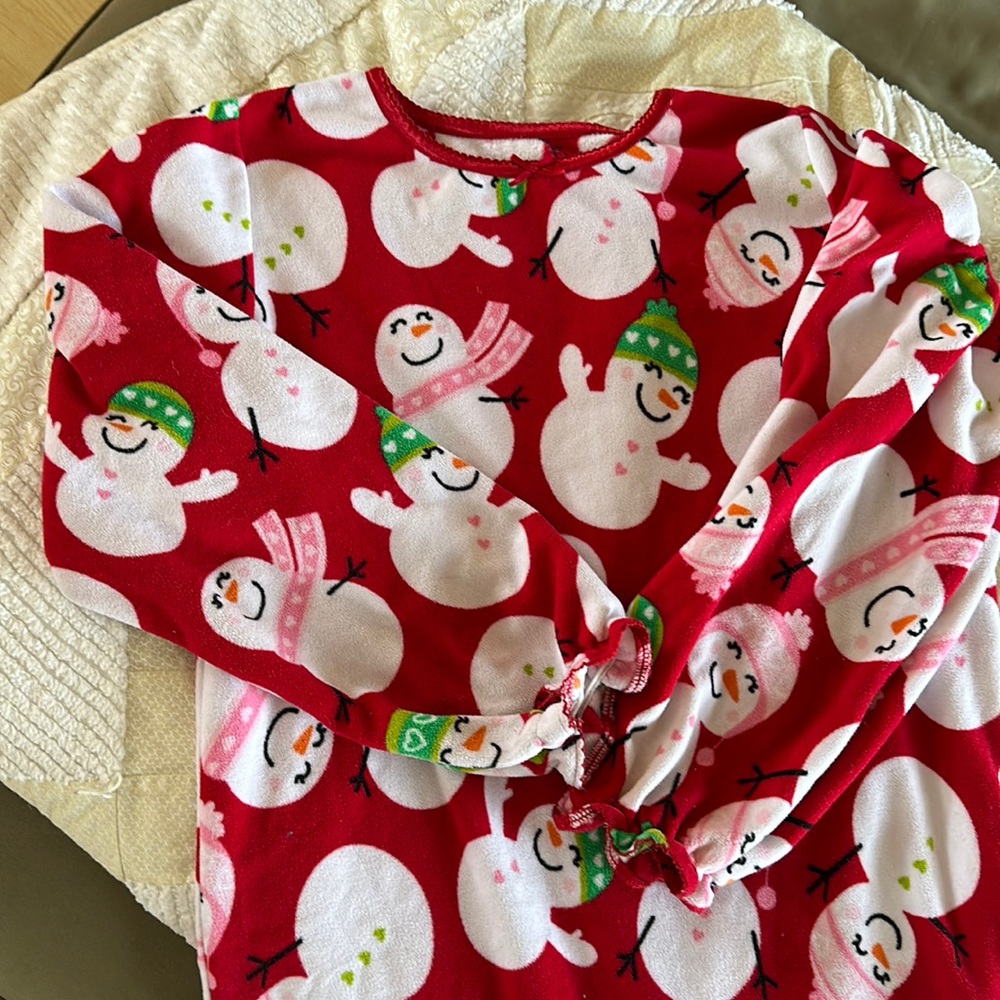 Carters fleece Christmas nightgown